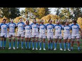 IRB Nations Cup Rugby Romania vs Argentina live
