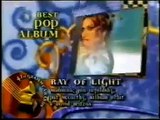 The Queen of Pop Madonna Grammy Best Pop Album Ray of Light