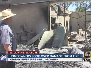 Kearny River Fire leaves its mark on residents