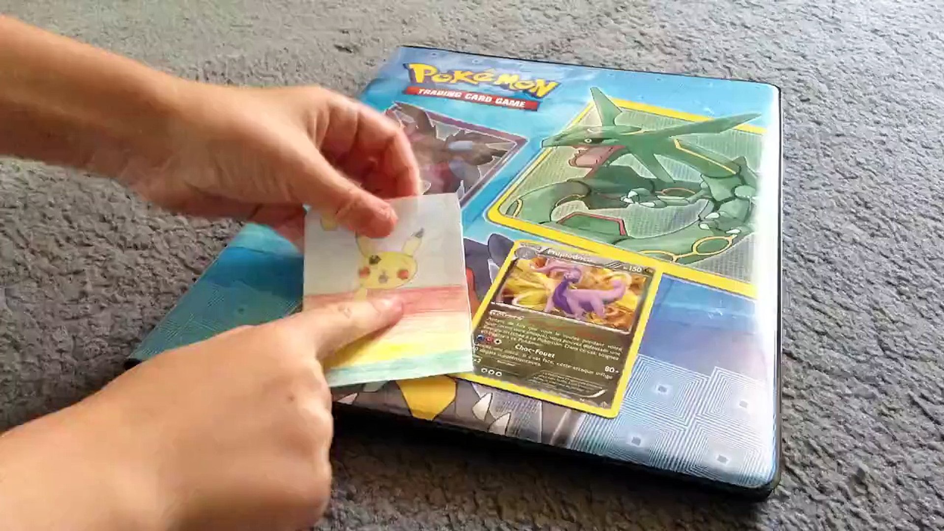 Pochettes pour cartes Pokemon (tuto inside) - Un et Un font Quatre