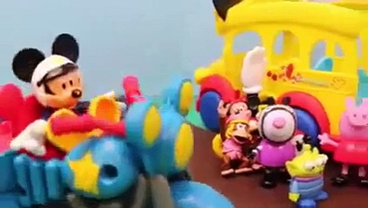 Mickey Mouse Clubhouse with Peppa Pig Minnie Mouse Superheroes Batman Ninja Turt