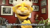 Erasmus Barcelona| Message from PROFESSOR PUPPET to Erasmus Students