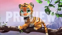 Tiger Boo - English Version (Cute Cartoon Songs) - Faster - HD