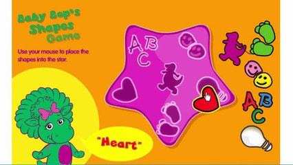 Barney & Friends Baby Bop's Shape Game Animation Sprout PBS Kids Game Play Walkthrough