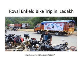 Royal Enfield Bike Tours in Ladakh