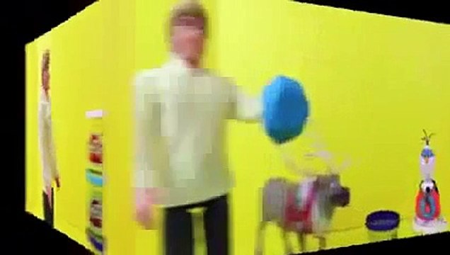 Disney Frozen with Olaf Play Doh Action Superhero and Anna Elsa Kristoff Sven Super Olaf