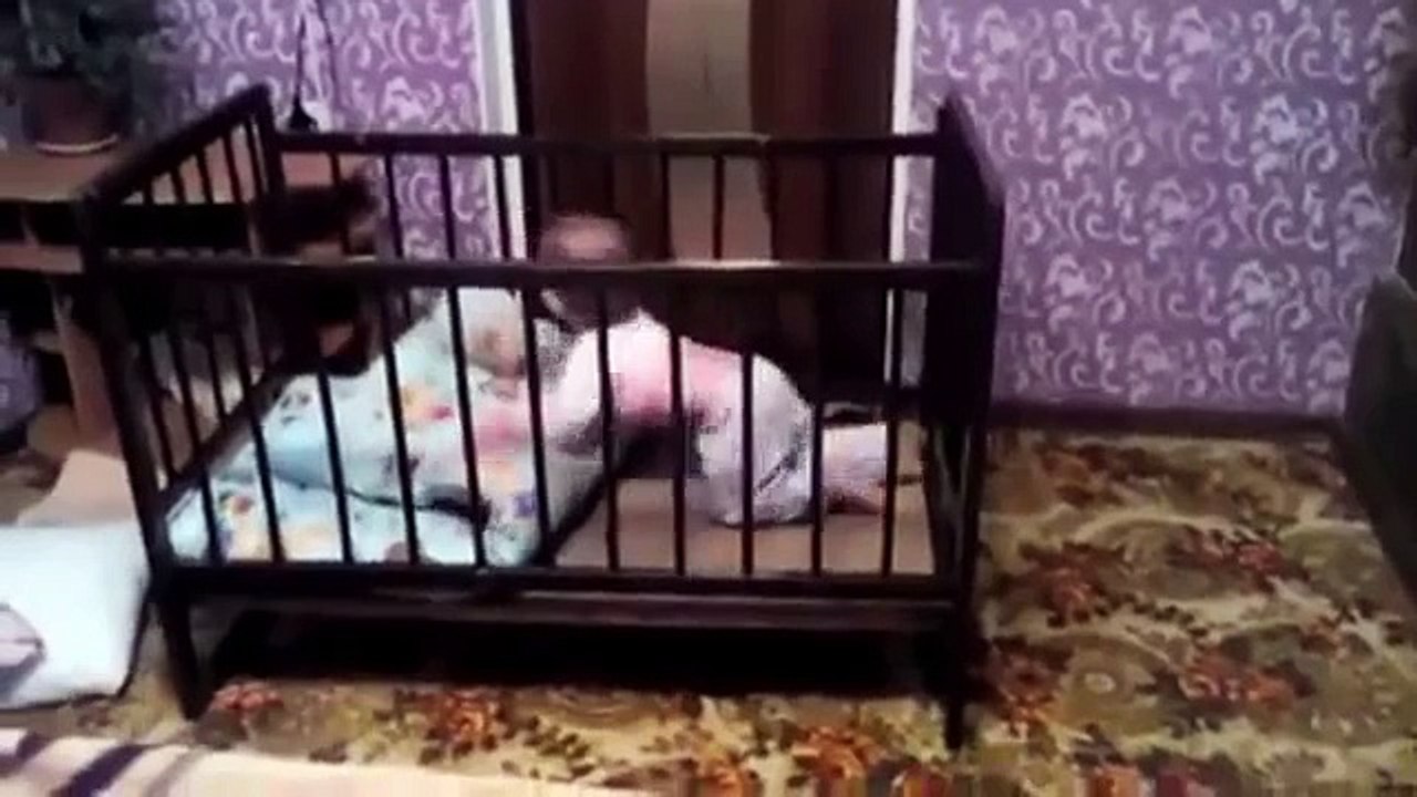 Baby escape from crib