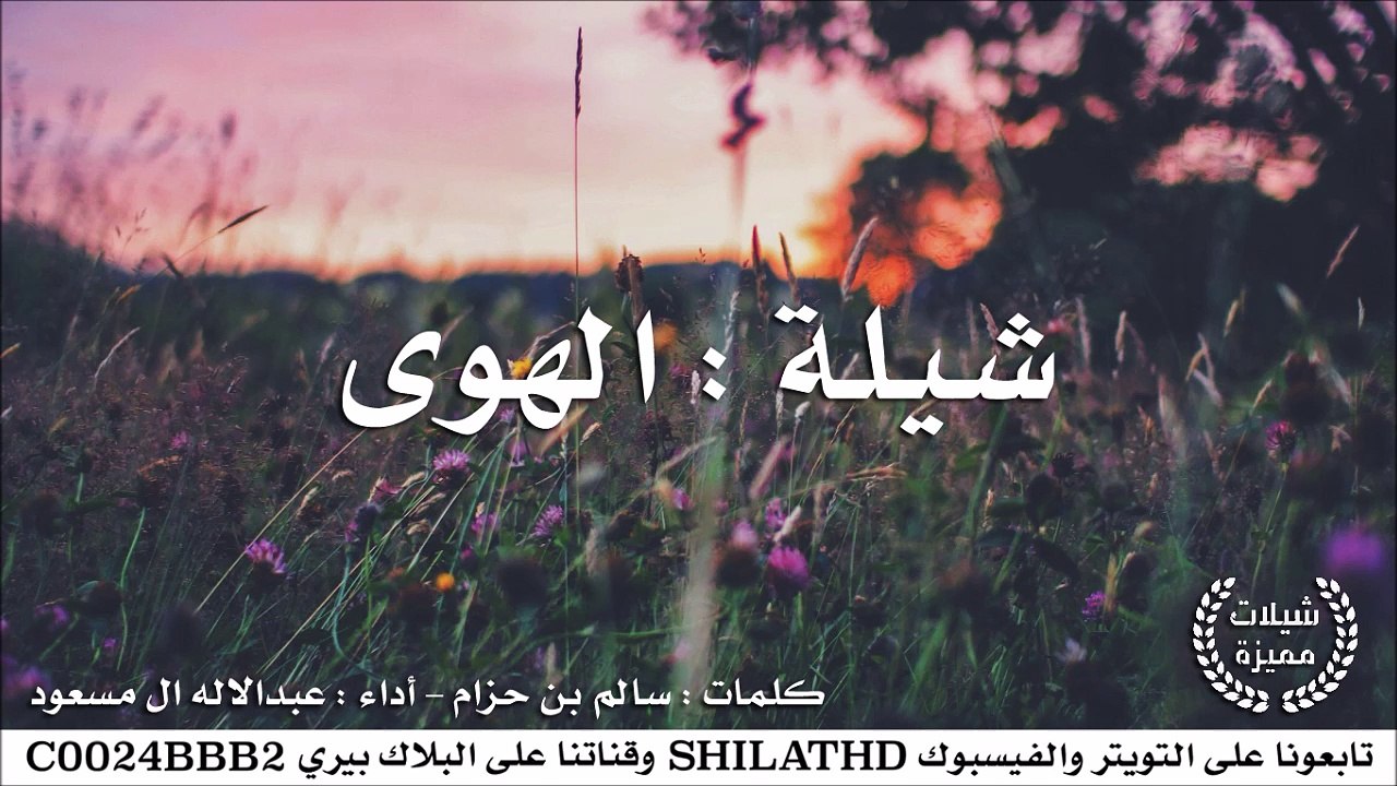 شيلة : الهوى - أداء عبدالاله ال مسعود | أصلي + مسرع | شيلات 2015