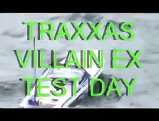 TRAXXAS VILLAIN EX LAUNCH(TEST DAY)WITH SAT GPS SPEED TEST