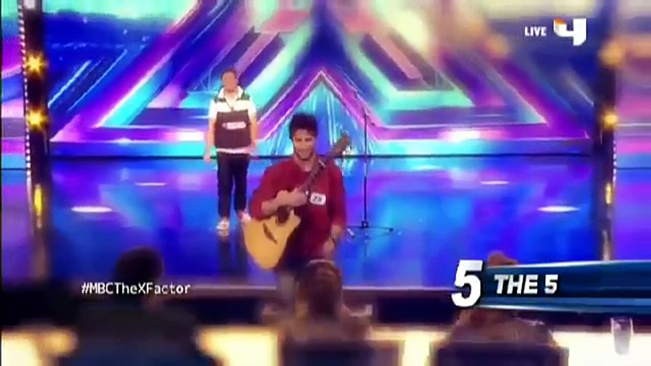 The X Factor 2015 - Ep 13 / بغير عليها   Live While We're Young - The Five - العروض