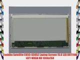 Toshiba Satellite C655-S5052 Laptop Screen 15.6 LED BOTTOM LEFT WXGA HD 1366x768