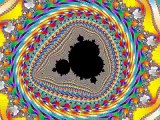 Mandelbrot zoom out of seahorse valley Fantasia