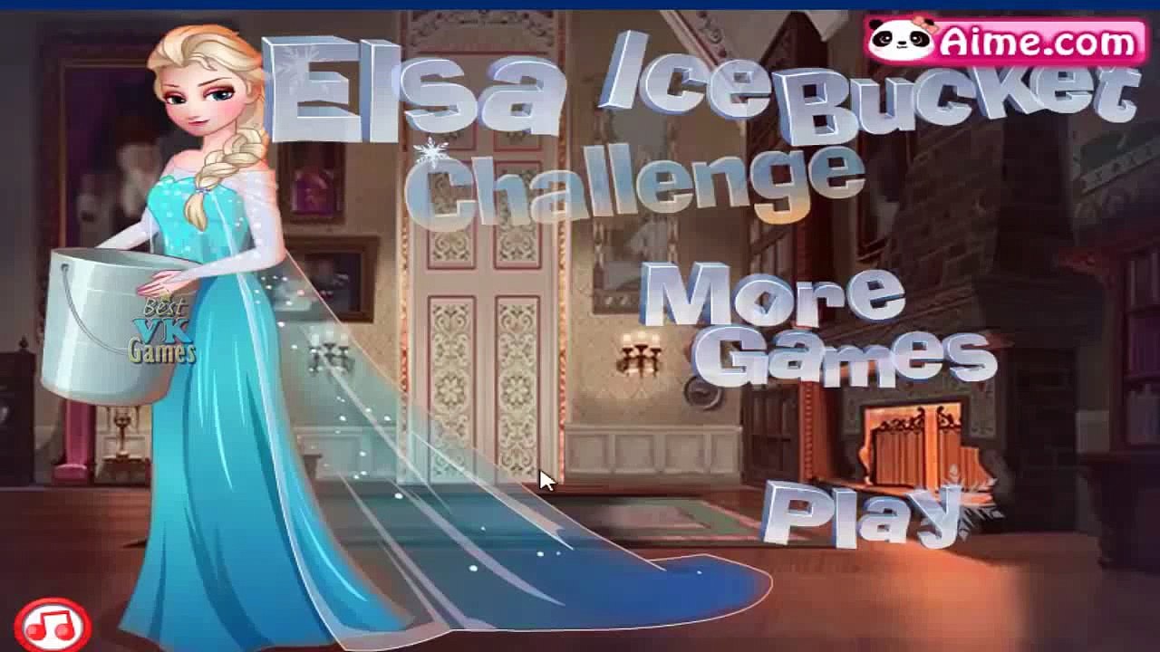 DISNEY PRINCESS ELSA ICE BUCKET CHALLENGE GAME
