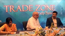 A.K Memon hosting forum Jalal-ud-Din - Former Test Cricketer Pakistan & M.Farhan Hanif - Chairman Crown Group discussing at Trade Zone Forum.