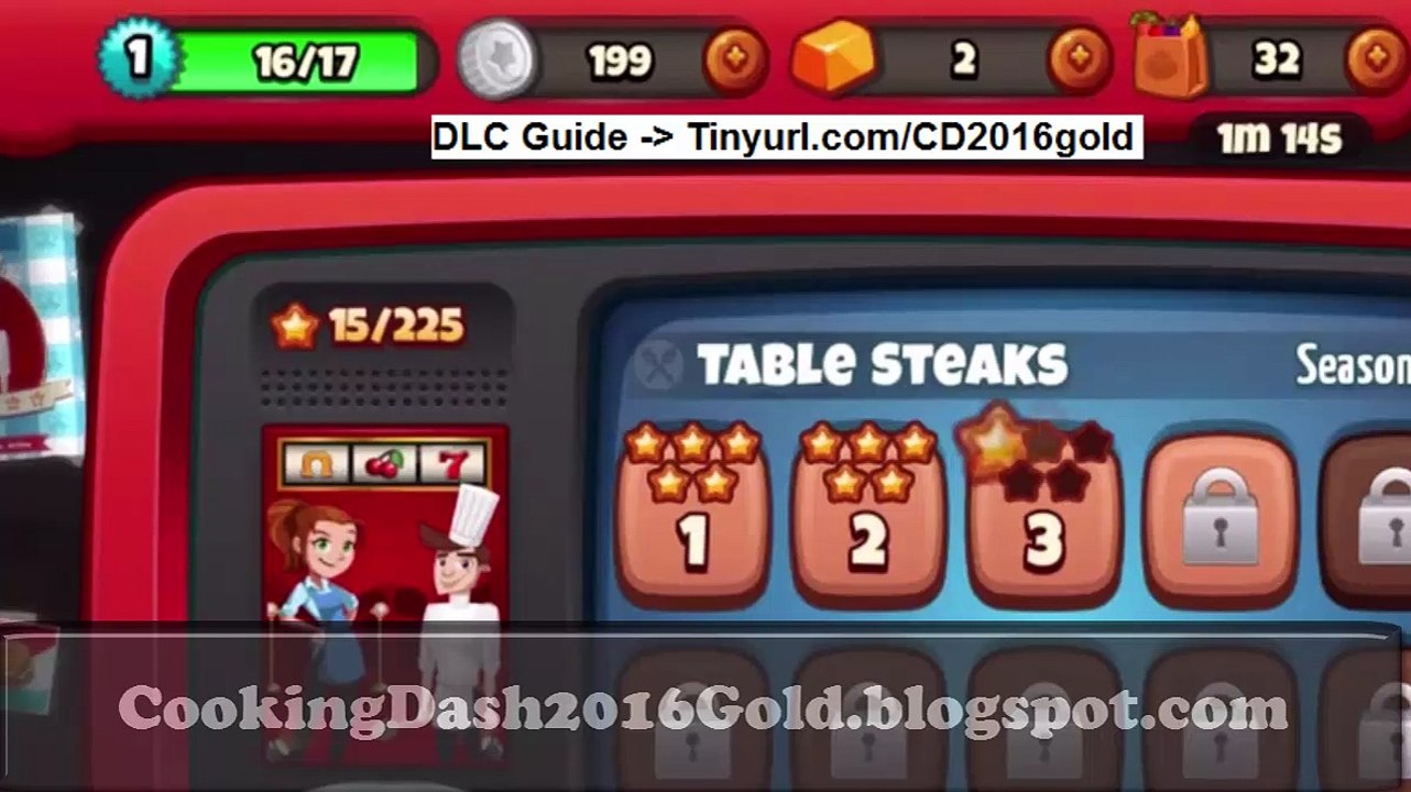 How to get FREE GOLD and COINS in Cooking Dash 2016 GAME - NO Hack !