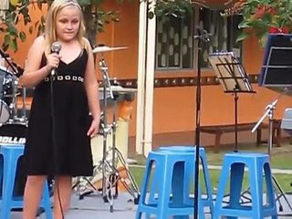Cute Little Girl Singing 'Lean On Me' by Bill Withers
