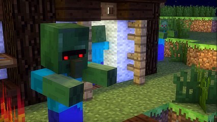 ♪ Zombies - Minecraft Animated Parody of Calvin Harris Blame ♪