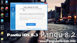 Download gratis PanGu ios 8.3 / 8.2 jailbreak iPhone iPad iPod 1.0.8 Tool