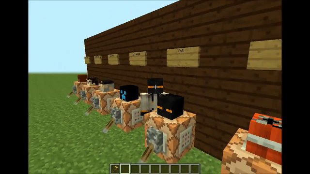 Cabezas personalizadas / sin mods / bloque de comando / minecraft #3