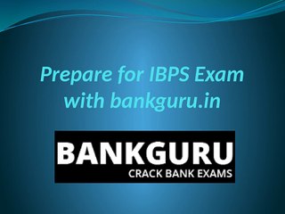 ibps exam coaching with bankguru