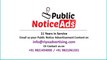 Get Book Public Notice Ads Online in Akola's Local and National Newspapers.
