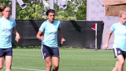 Mondial-2015: les Bleues à l'entraînement avant le 8e de finale