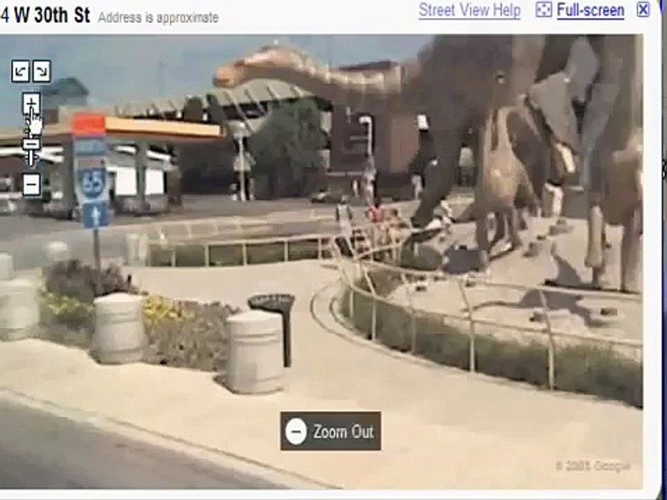 Dinosaurs Street View