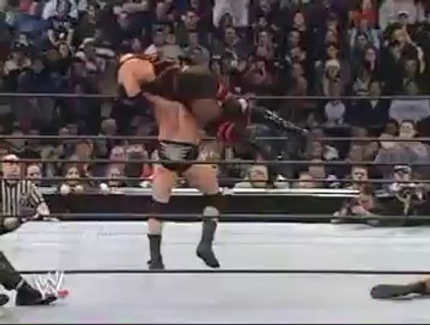WWE - Brock Lesnar F5 Against Kane - Royal Rumble 2003