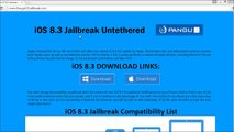 Pangu UNTETHERED iOS 8.3 Jailbreak Tool For iPhone 5, iphone 4, iPhone 3GS, iPad3