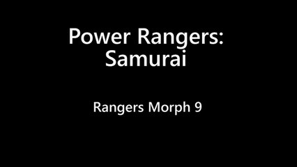 Power Rangers Samurai - Rangers Morph 9 (HD)