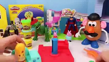 Play Doh Fuzzy Pet Salon Peppa Pig Superheroes Batman Superman Toy Story Rex Mr Potato Hea