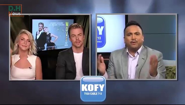 Derek and Julianne Hough on KOFY TV20-Cable713 for Move Live on Tour - June 18, 2015