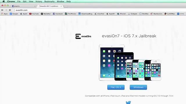 How To Jailbreak iOS 7 & Install Cydia With Evasi0n 7 iPhone 5S, iPhone 5, iPhone 4S, iPad, iPod