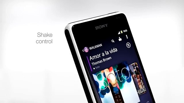 Xperia™ E1 Dual instant WALKMAN access, loudest smartphone speaker and dual SIM capability