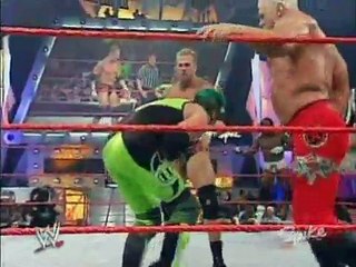 Mark Henry & Scott Steiner & Test w/Theodore Long vs. Booker T & The Hurricane & Rosey