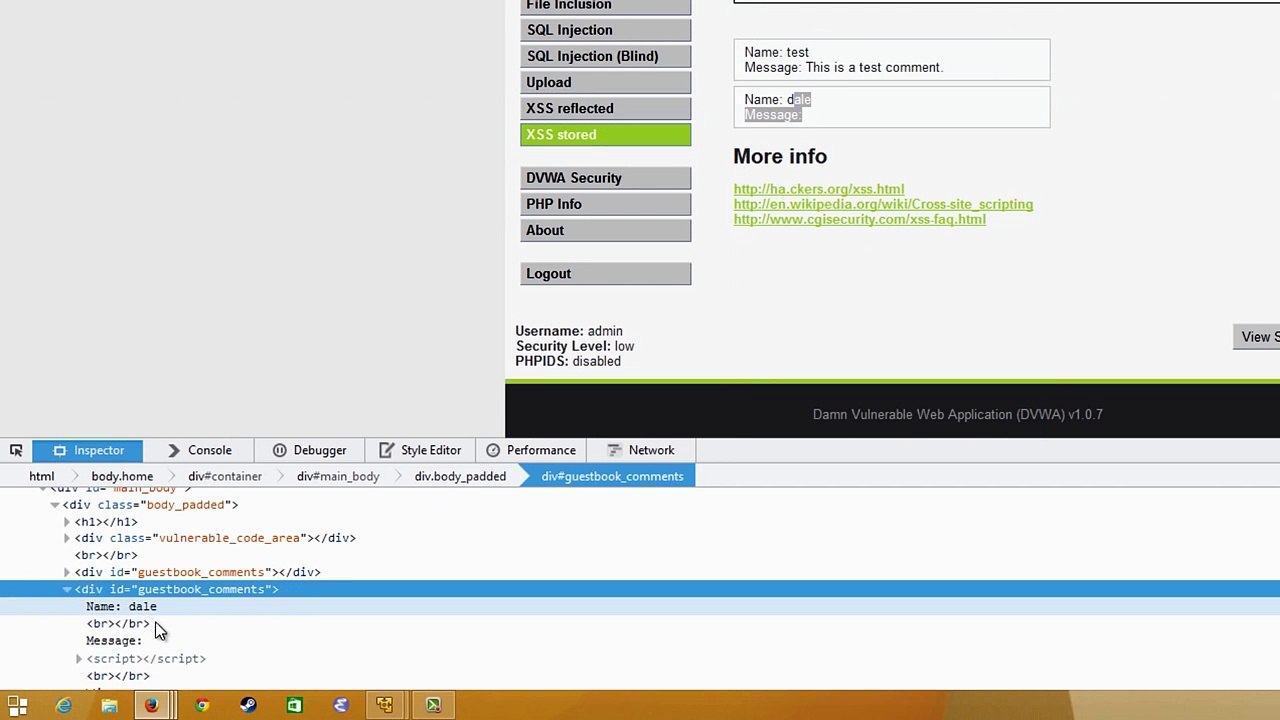 Basic Cross Site Scripting XSS