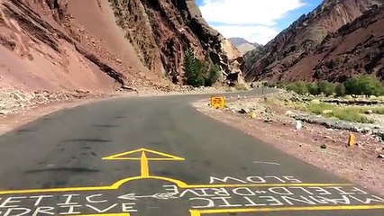 AMAZING NATURE - MAGNETIC HILL (LEH LADAKH, INDIA)