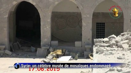 Des barils d'explosifs frappent un musée de mosaïques syrien