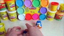 Let's Learn How to Make Cute Blue Penguin with PLAY-Doh-3D Modeling Animals Video