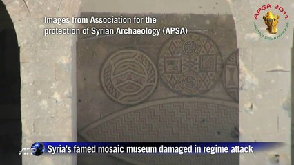 Famed Syria mosaic museum damaged in barrel bombing: NGO