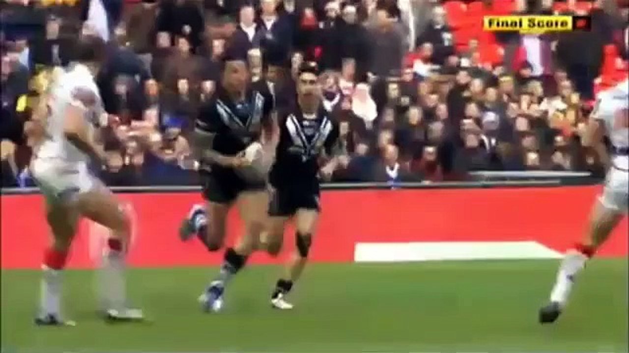 Shaun Johnson's match winning try vs England
