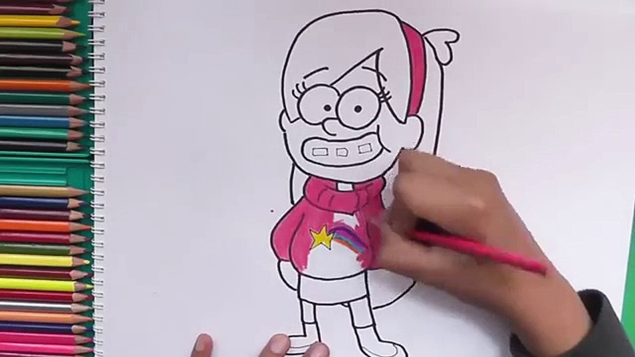 Como dibujar y pintar a Mabel Pines (Gravitty Falls) - How to draw and  paint Mabel Pines - video Dailymotion