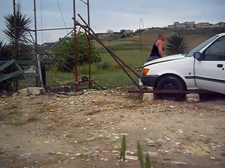 Well drill homemade - Trivella per pozzo artesiano fai da te