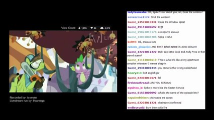 MLP FiM: S5E10 "Princess Spike" with Chat Reaction