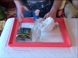 How to create your own gorgeous shabby chic finish for a mirror or frame - demonstration