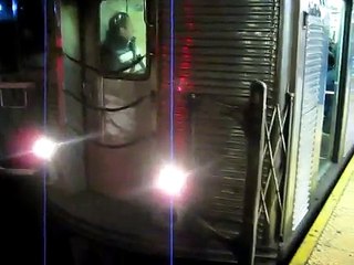 R32 - R38 C Train Leaving 59th Street Columbus Circle