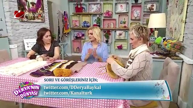 Dikişsiz Yelek Yapımı - Derya'nın Dünyası - 12 Mart 2015