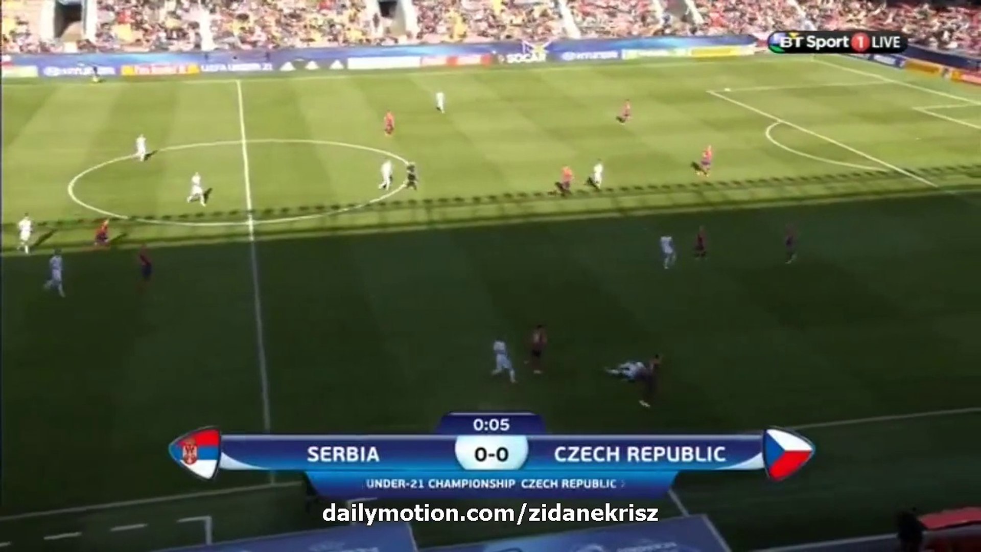 All Goals and Full Highlights Serbia 0-4 Czech Republic 20.06.2016 Euro U21 Championship