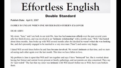 [Effortless English] - Lesson 10 - Double Standard Audio