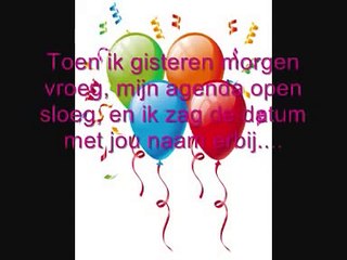 Hartelijk Gefeliciteerd met uw verjaardag, Pak Danny